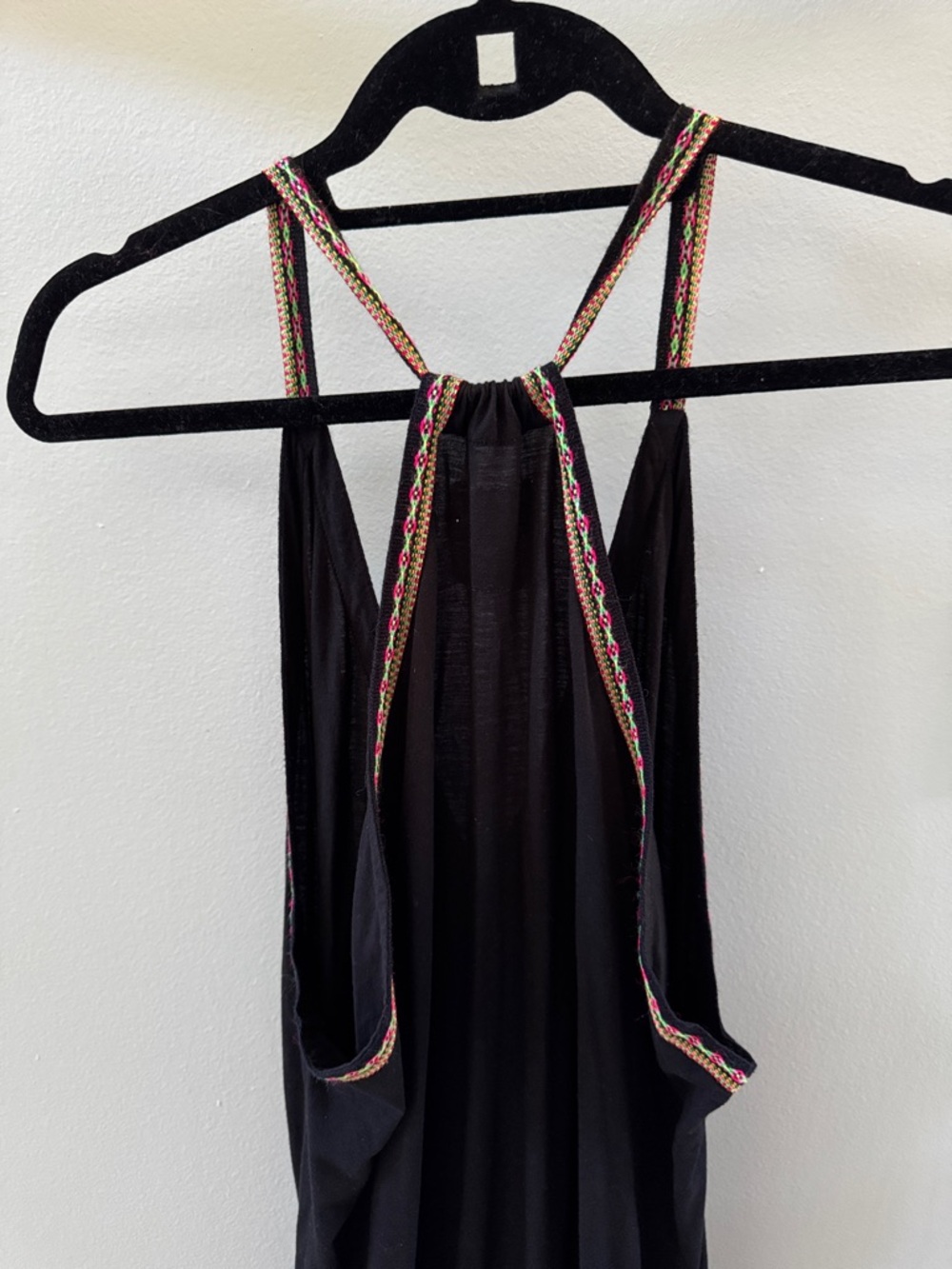 Pitusa Black Garment with Multicolor Accent - Picture 4 of 4